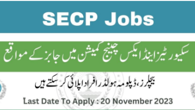 Securities & Exchange Commission SECP Jobs 2024